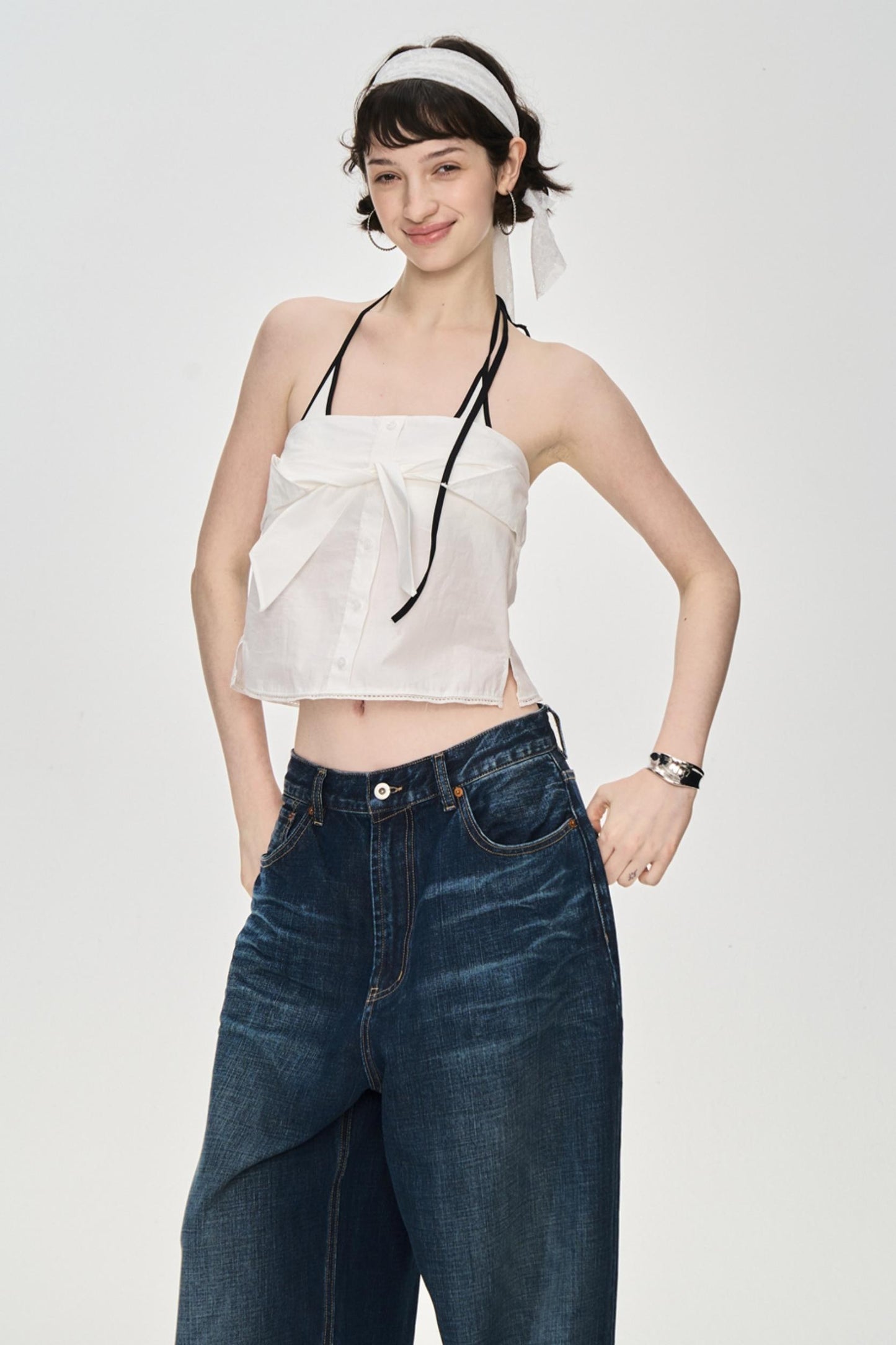 Slender Bowtie Top