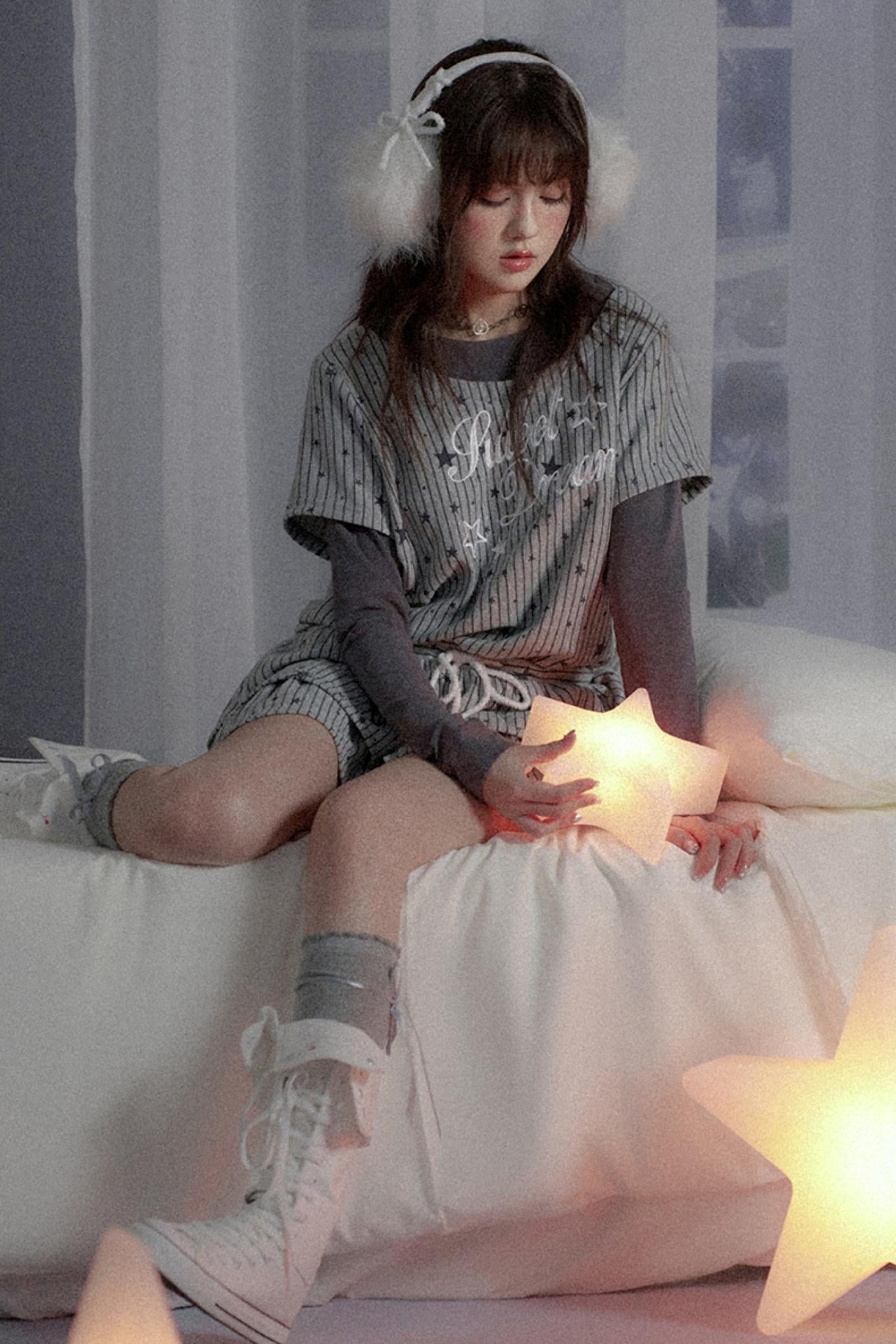 Star Falls Hooded Dress