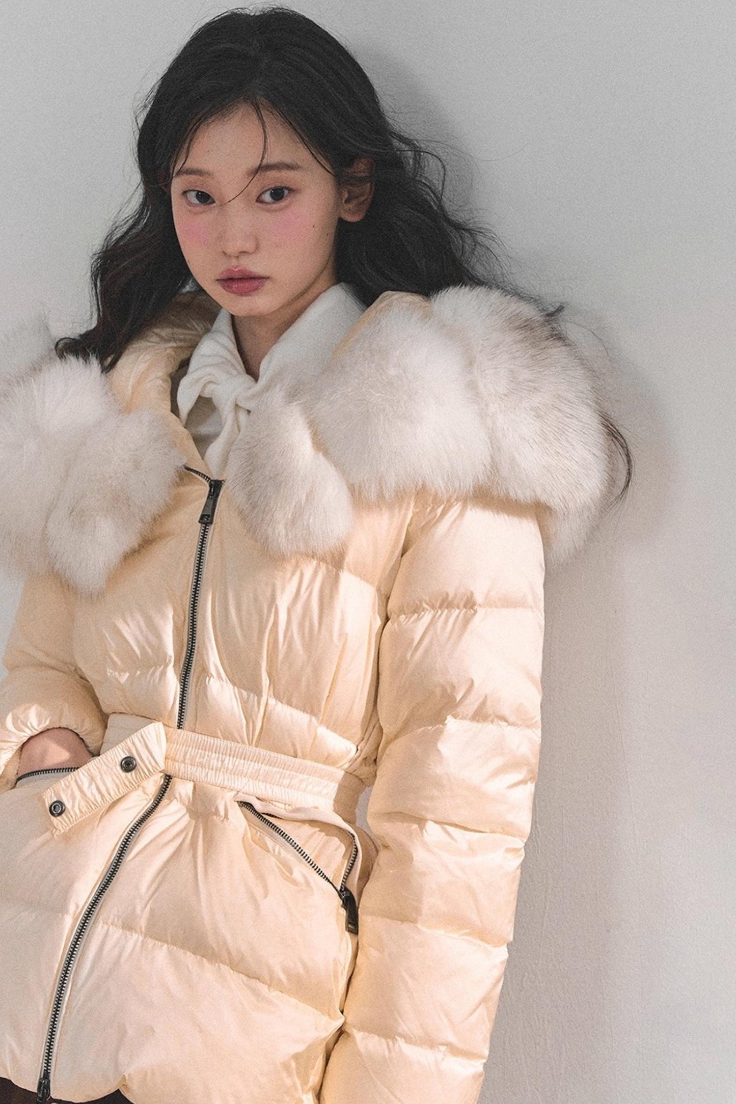 Ruffled Lace Bow Top