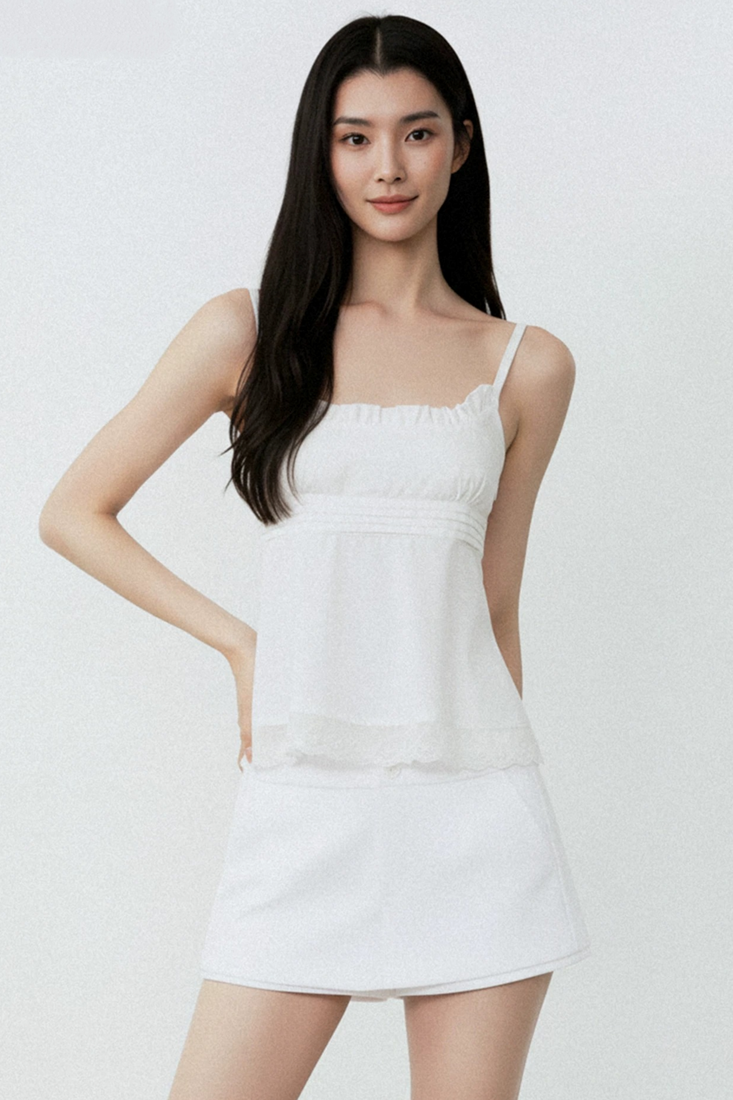French Lace Patchwork Camisole Top