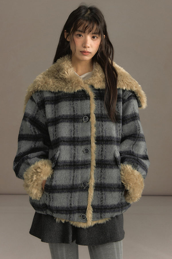 Sea Painter Navy Plaid Jacket