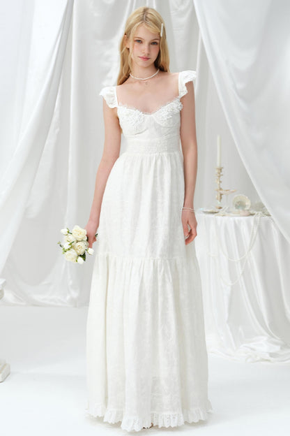 Summer Lace Halter Dress