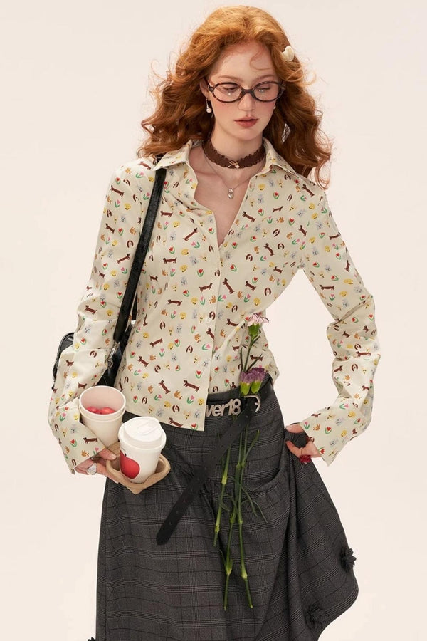 Niche Autumn Long-Sleeved Shirt