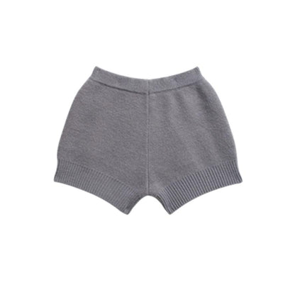 Cloud Gray Collar Knitwear Set