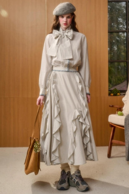 Organic Cotton Patchwork Blouse Set-Up