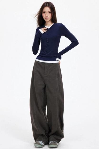 American Retro Straight Cargo Pants