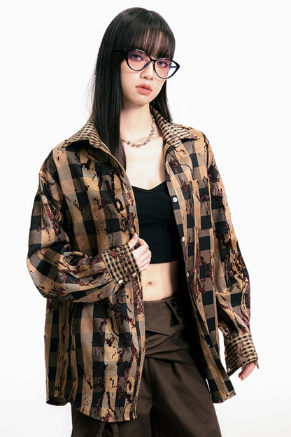 Vintage Ink Plaid Shirt