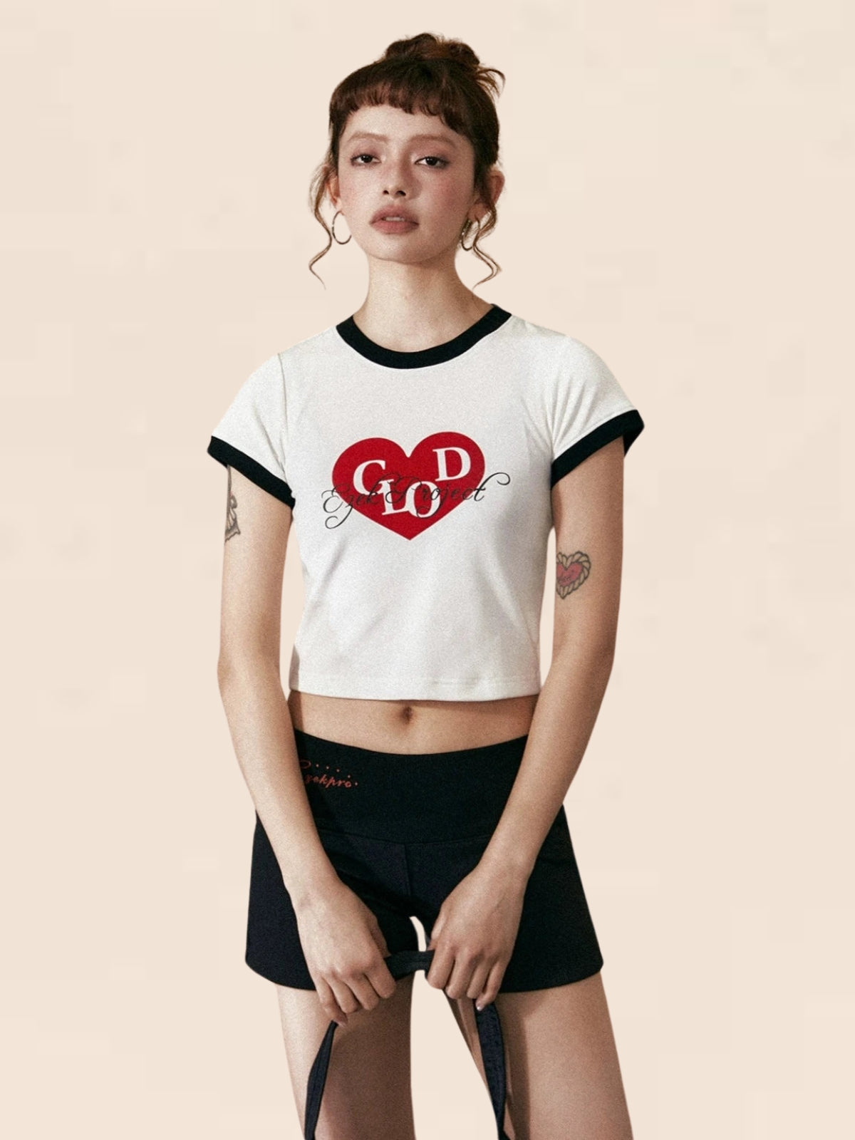 Regular Style Hip Hop Short Sleeve Top