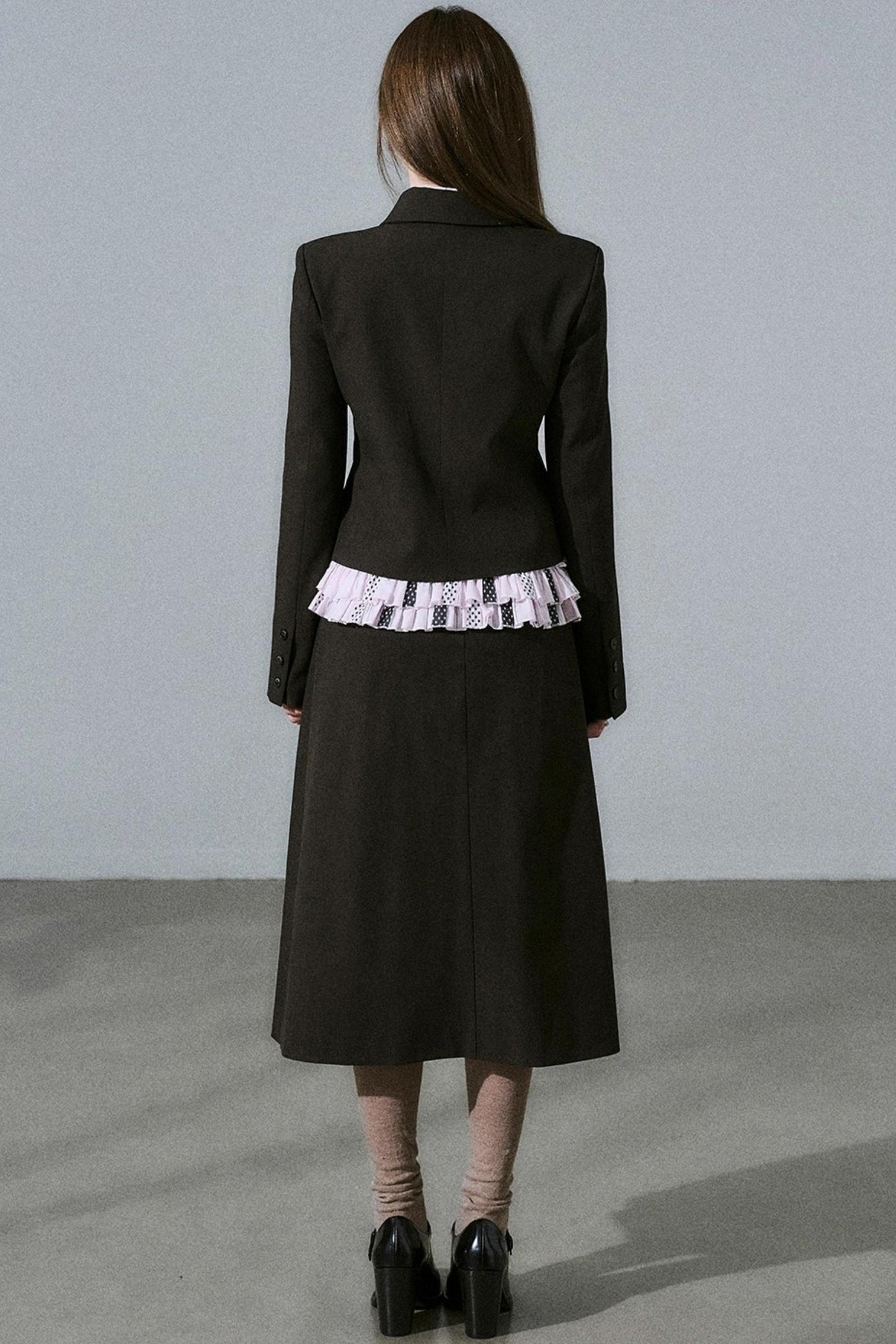 Japanese Girl Pleated Jacket Set-Up