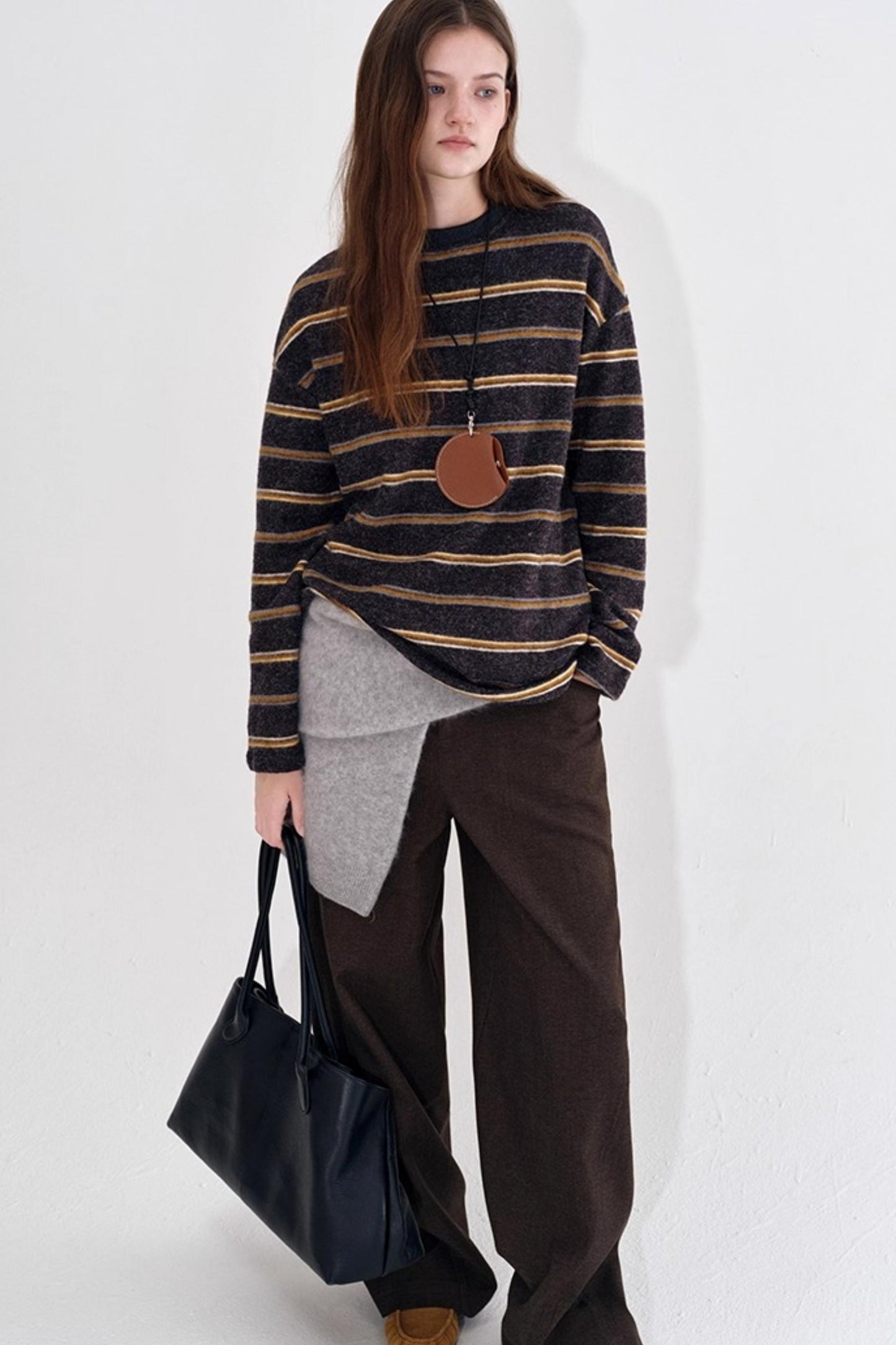 Retro Velvet-Feel Winter Sweater