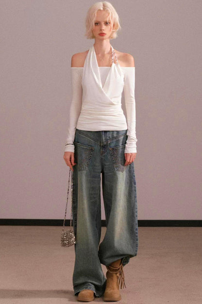 Spicy Girl Off-Shoulder Top