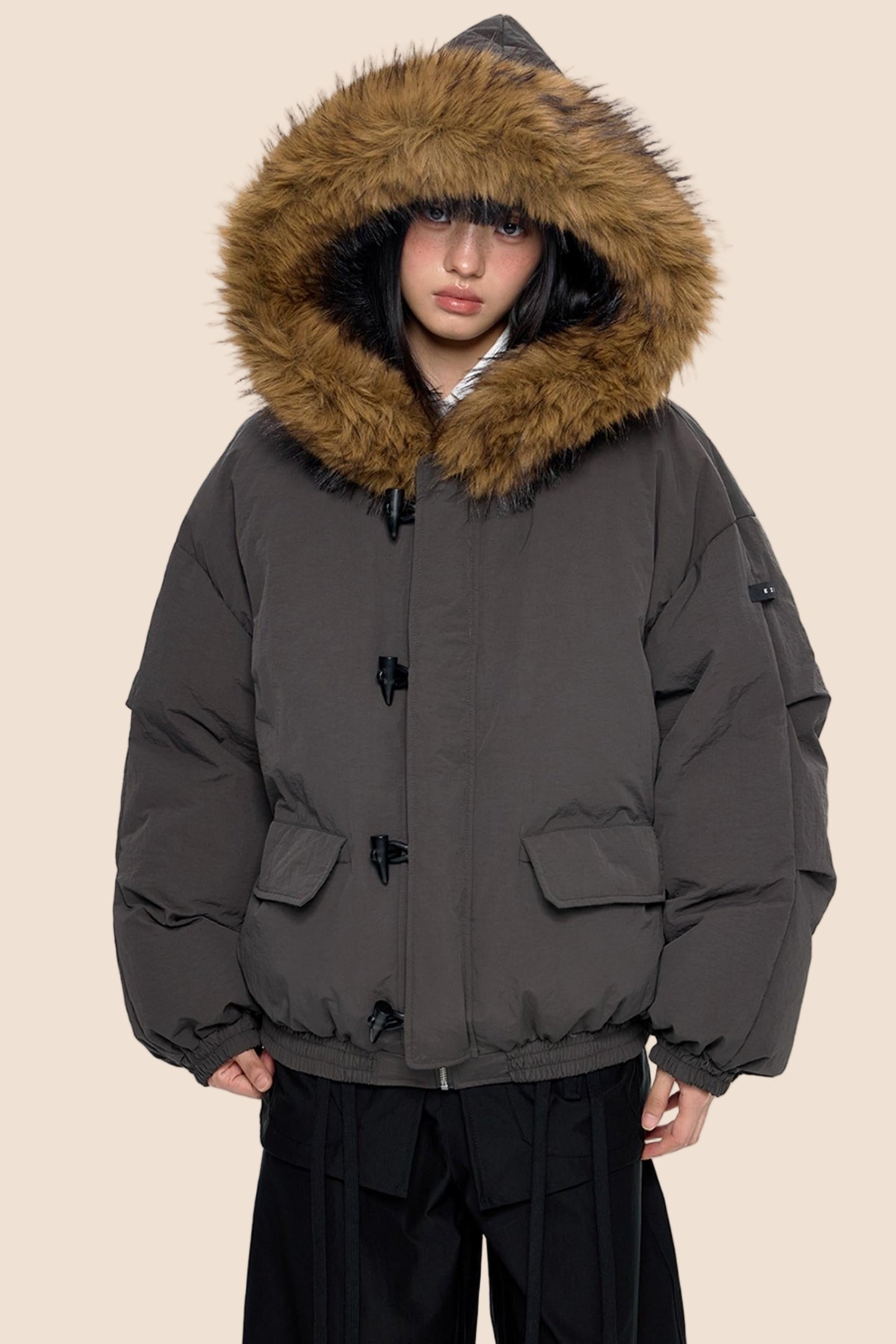 Vintage Cargo Down Jacket