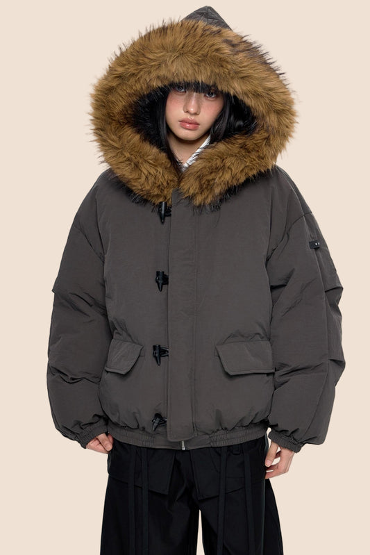 Vintage Cargo Down Jacket