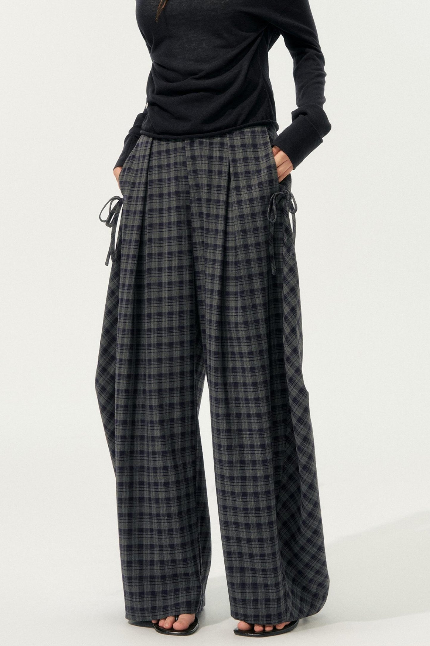 Loose Drape Straight Pants