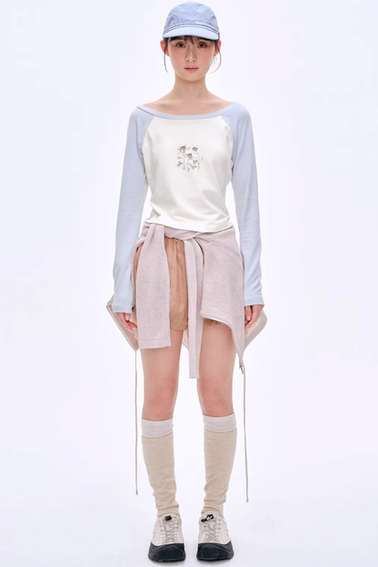 Dreamy Floral Raglan Top