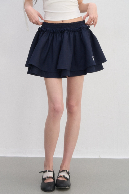 Sweet Pleated A-Line Skirt