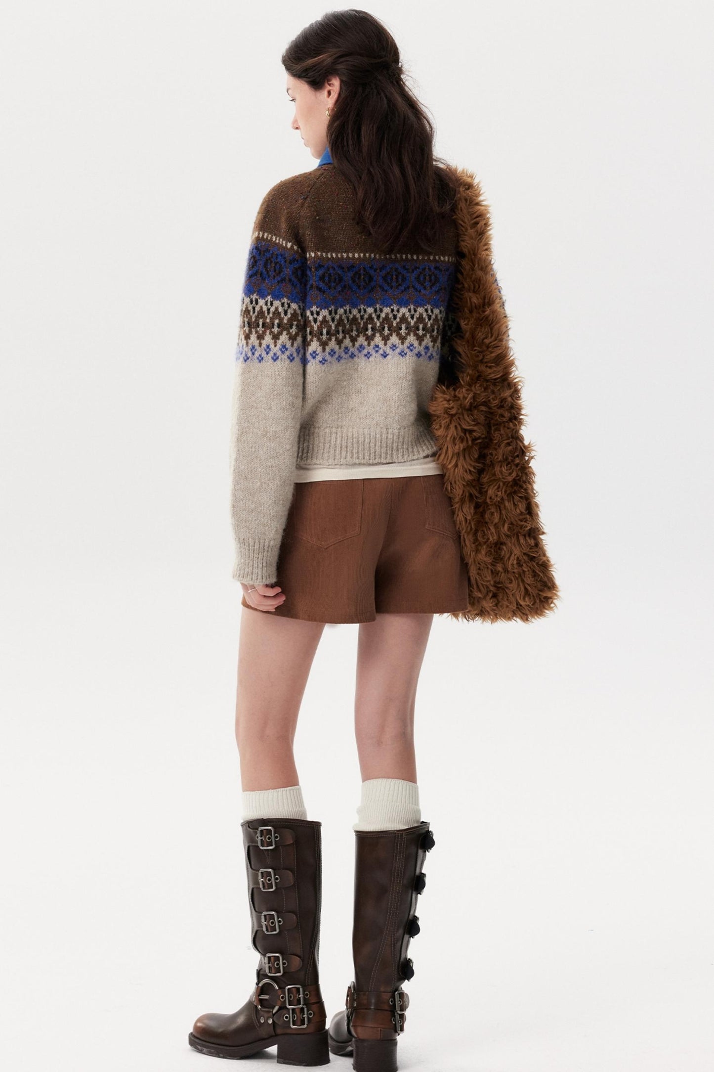 Fair Isle Knitted Jacket