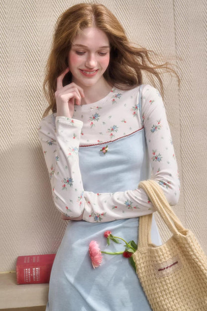 Mediterranean Floral Dress Set-Up