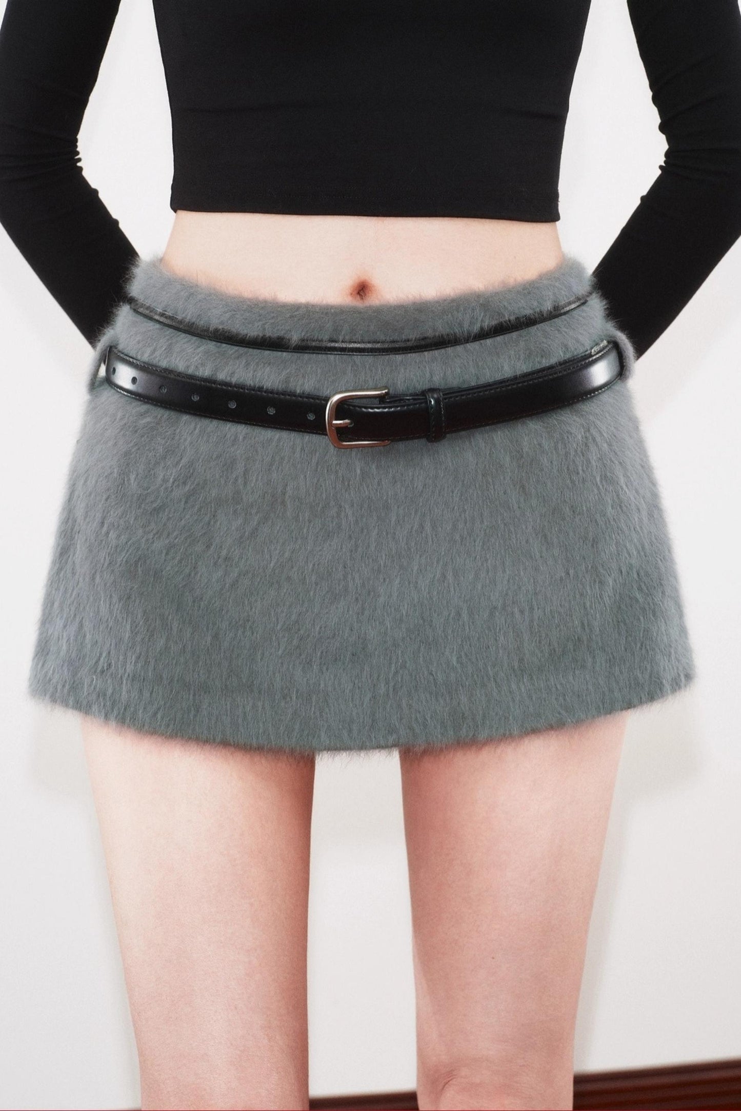 Retro Rabbit Tweed Skirt