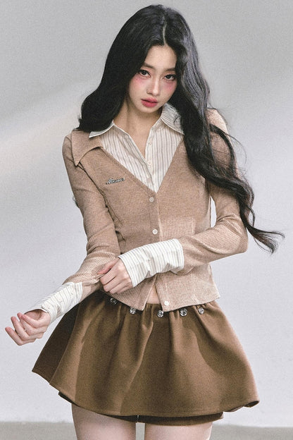 Autumn Striped Polo Shirt