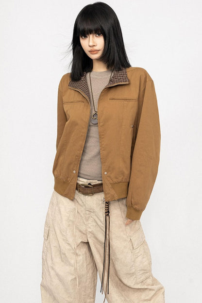 Vintage Patchwork Lapel Jacket