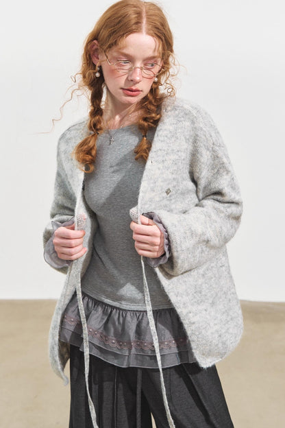 Frolicking V-Neck Cardigan