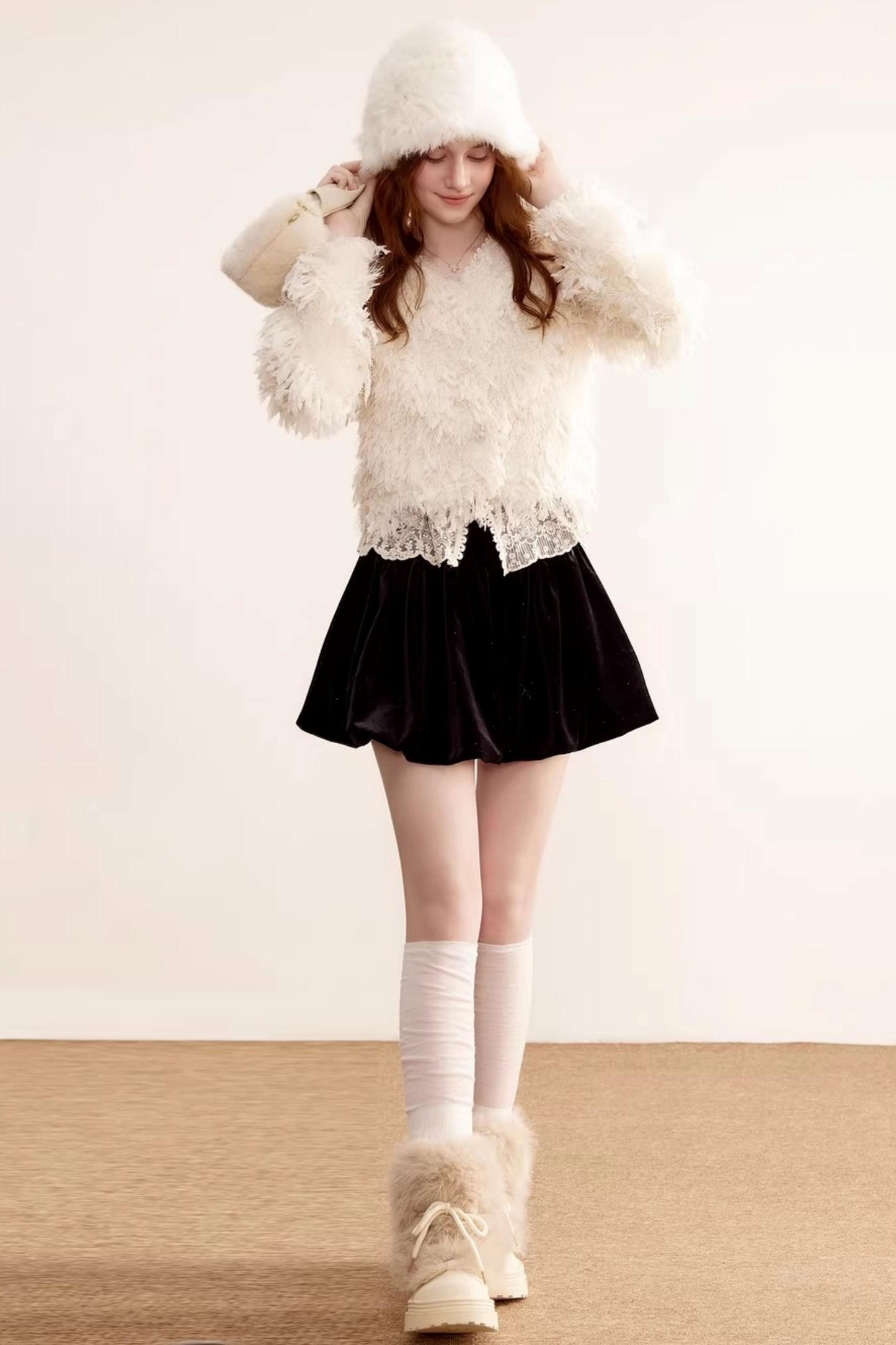 Lace Patchwork Fringe Jacket