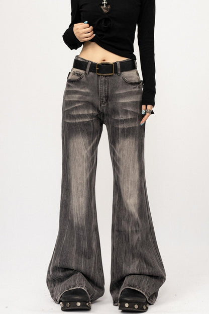 Retro Loose Drape Floor-length Pants