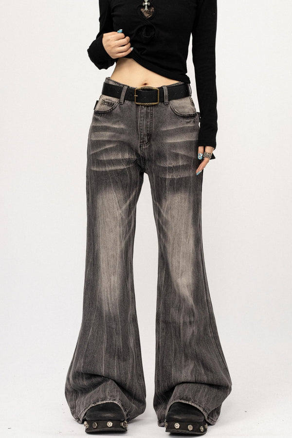 Retro Loose Drape Floor-length Pants