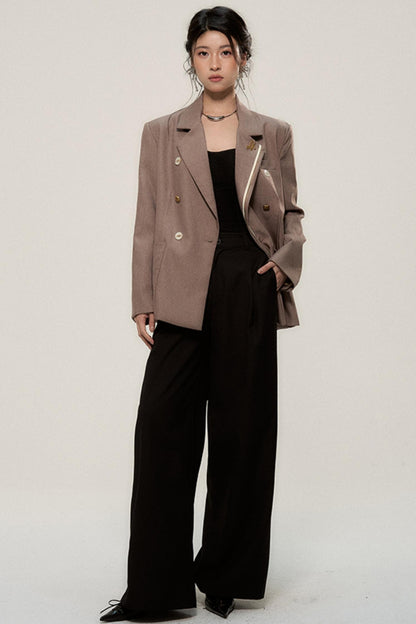 Shanghai Luxe Brown Blazer