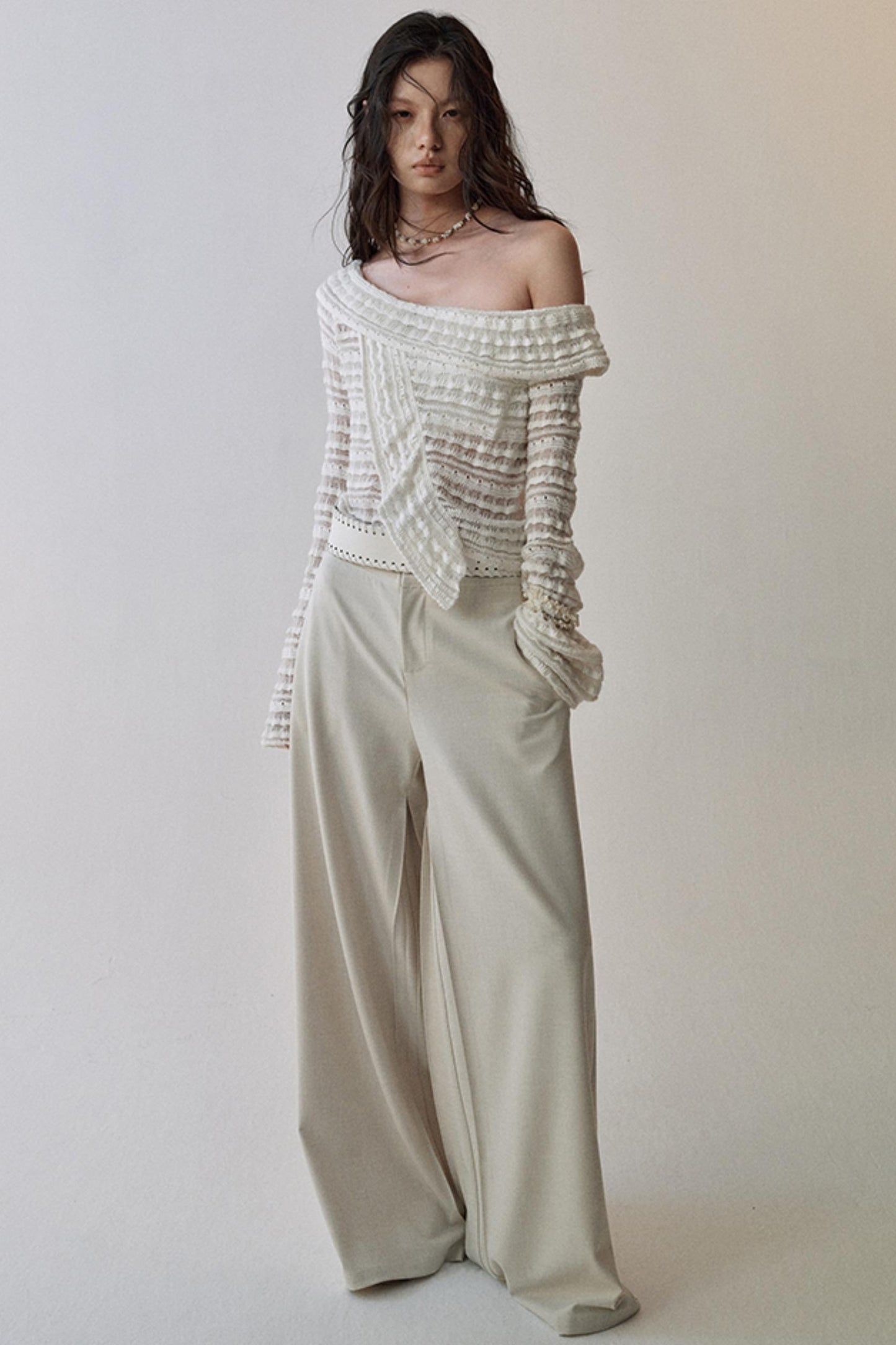 Clouds Knitted Fluffy Top