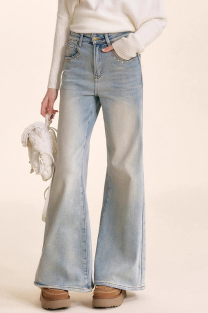 Romantic French Flared Jeans
