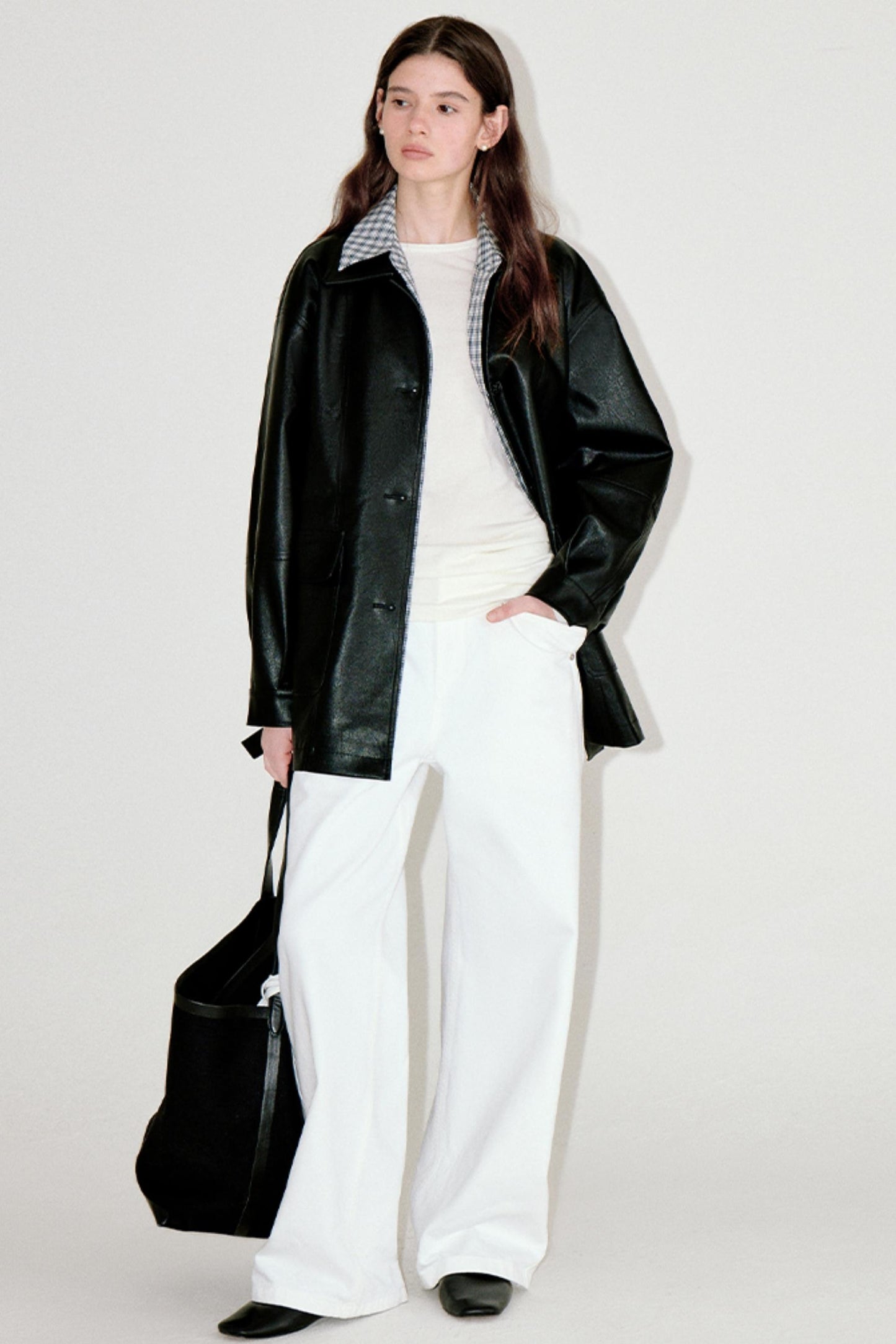 Versatile Retro Leather Jacket