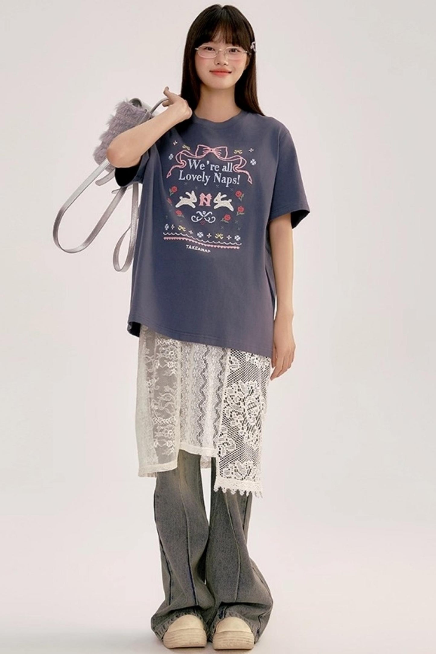 Retro High-waisted Flared Pants