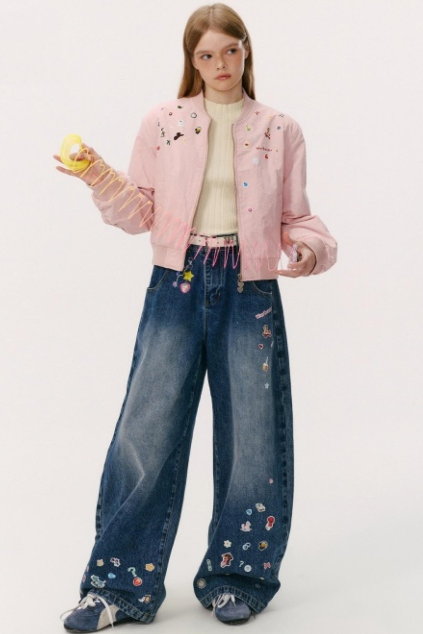 Printed Padded Flight Jacket