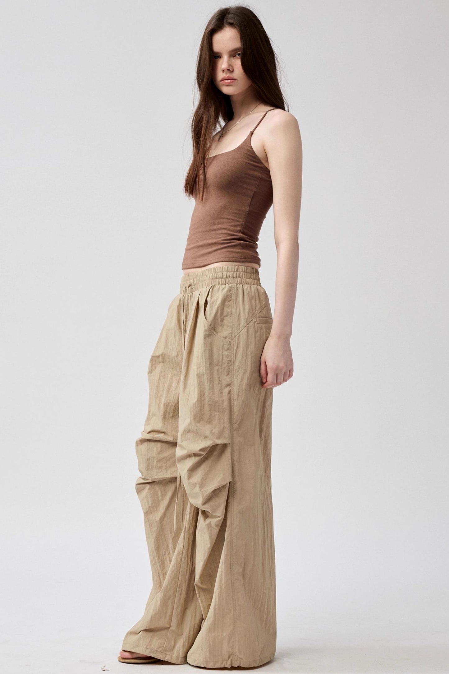 Shaped Drape Bustier Top