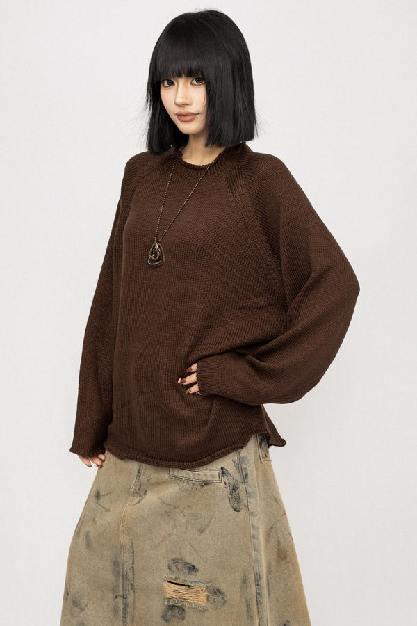 Autumn Vintage Crew Knit Top