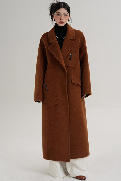 Pocket Design Wool Coat
