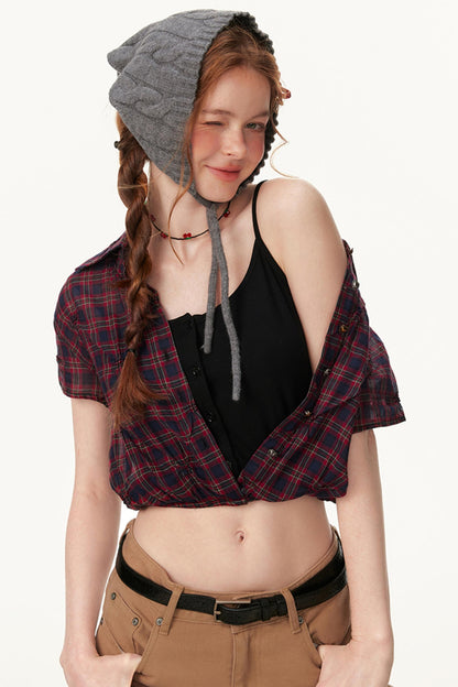 Short Sleeve Floral Fusion Top