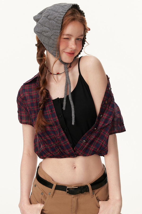 Short Sleeve Floral Fusion Top