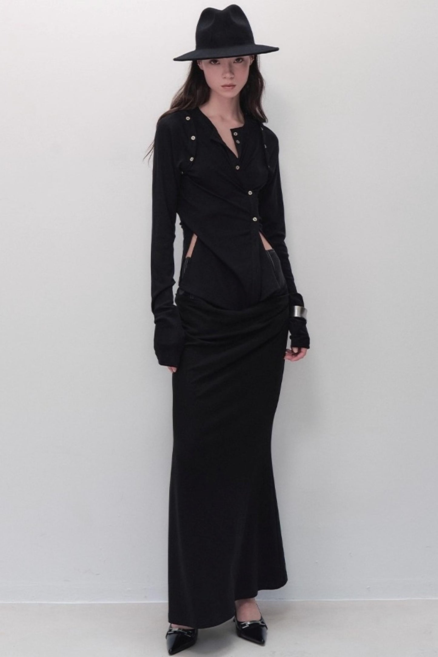 Detachable Round Neck Knitted Cardigan