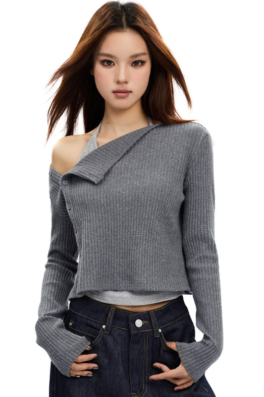 Brushed Knitted Top