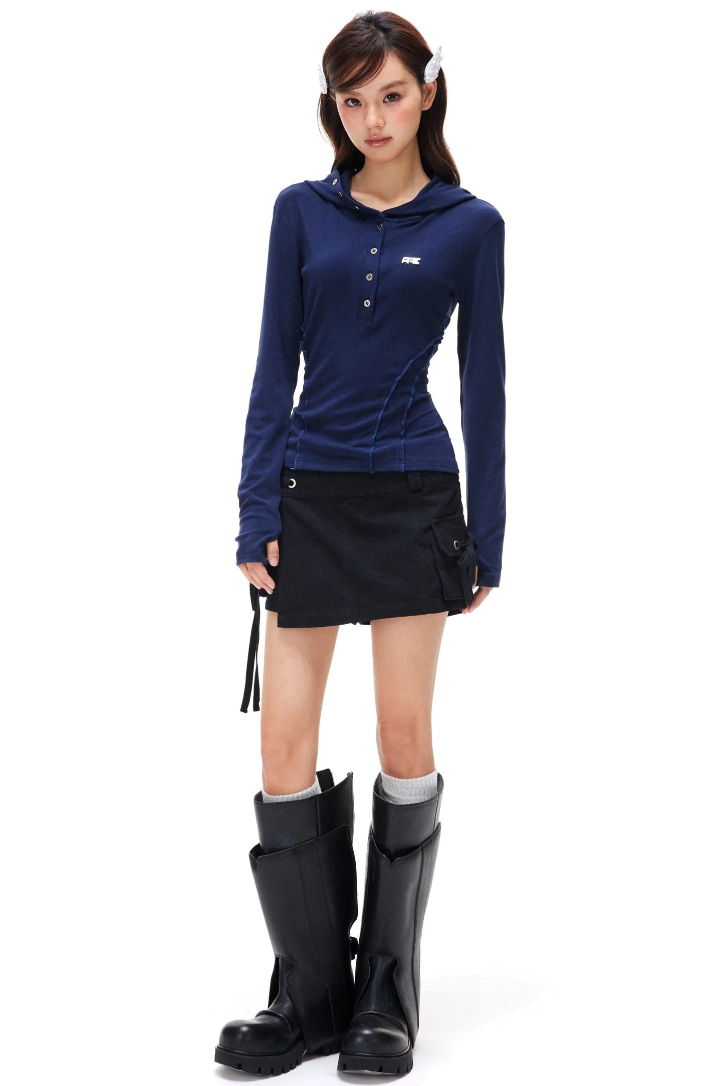 Lyocell Tencel Hooded Top