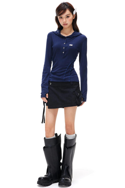 Lyocell Tencel Hooded Top