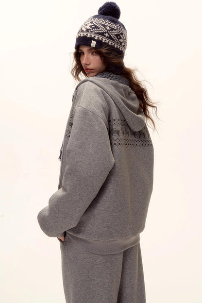 Fair Isle Quilted Jacket Set-Up