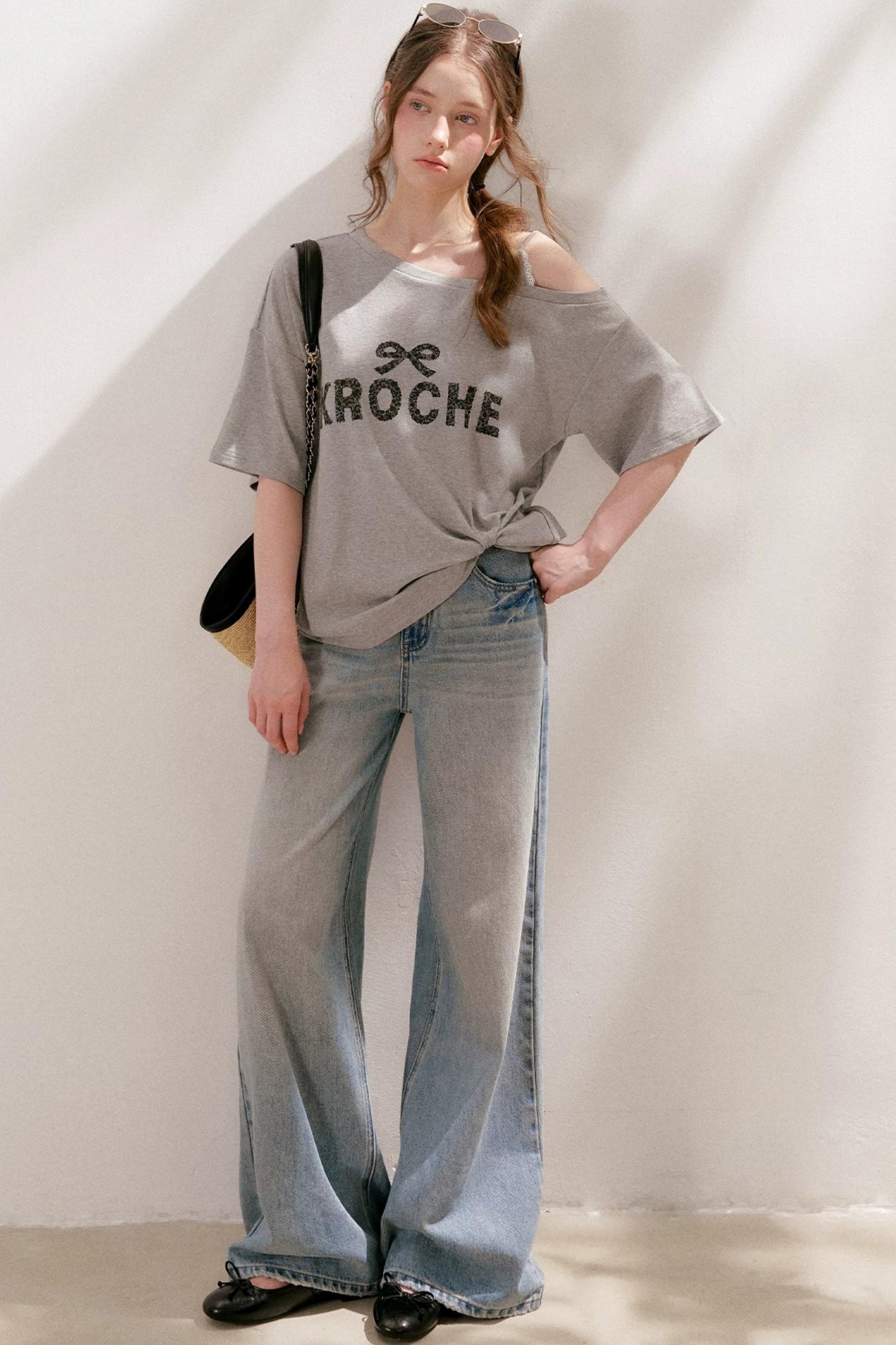 French Lace Off-Shoulder Top