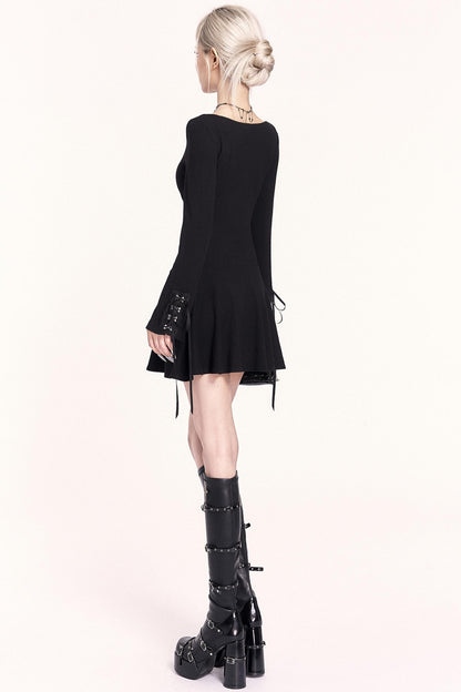 Romantic Lace Square Neck Dress