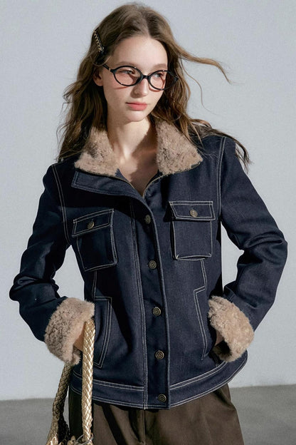 Empire Lapel Denim Jacket