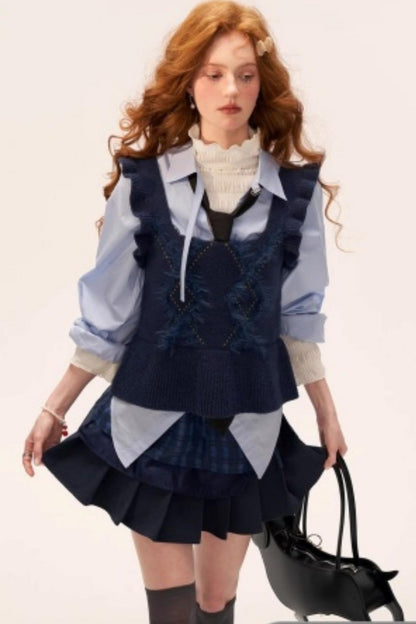 Lazy Lace Knitwear Sweater