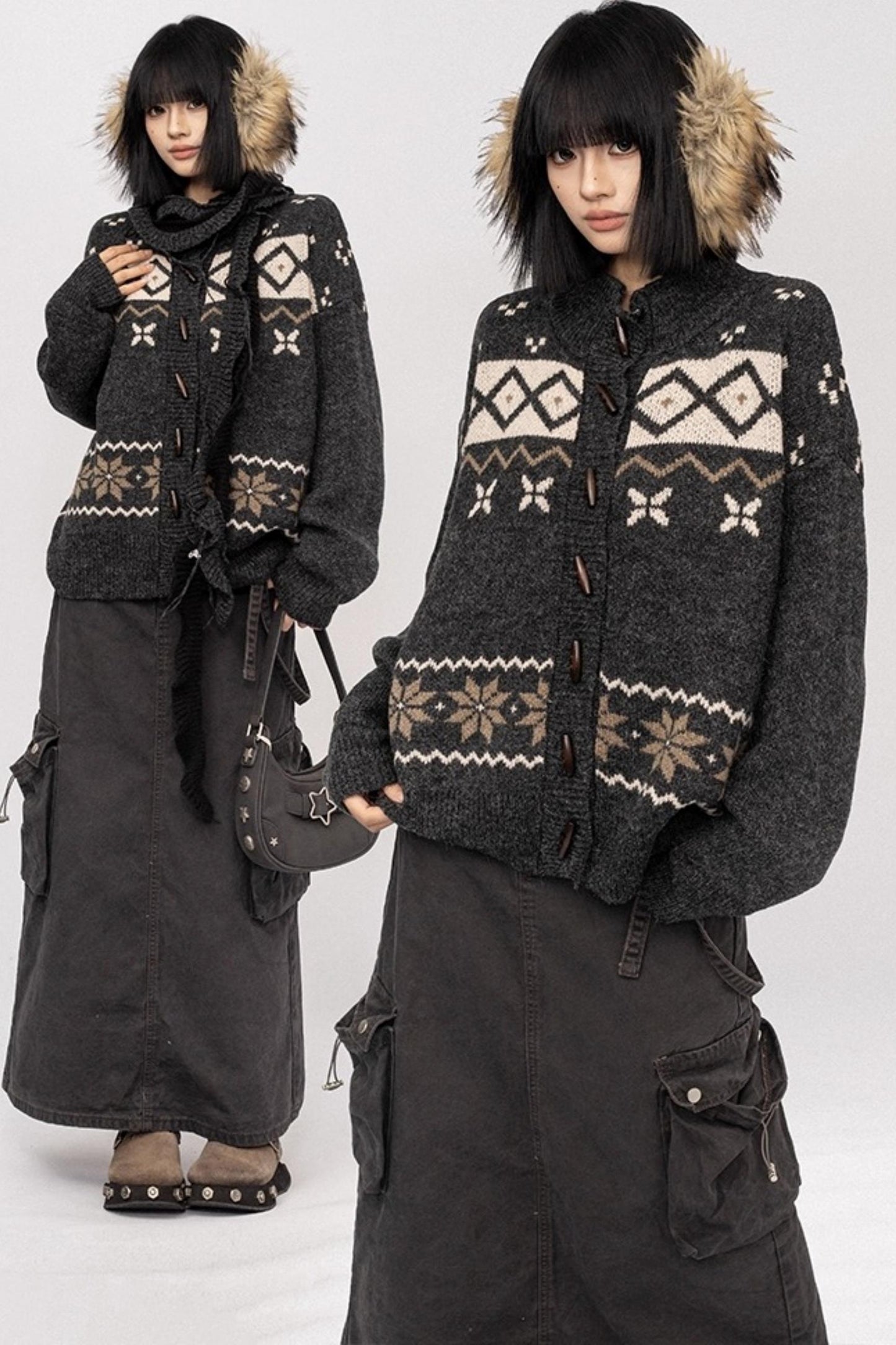 Fair Island Button Sweater